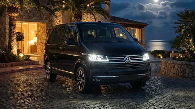 Volkswagen Caravelle luxury transfer vehicle