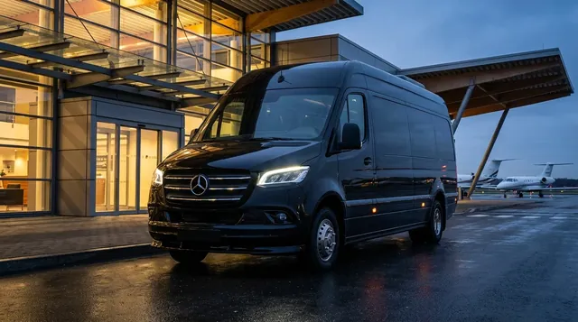 Mercedes Sprinter luxury transfer vehicle