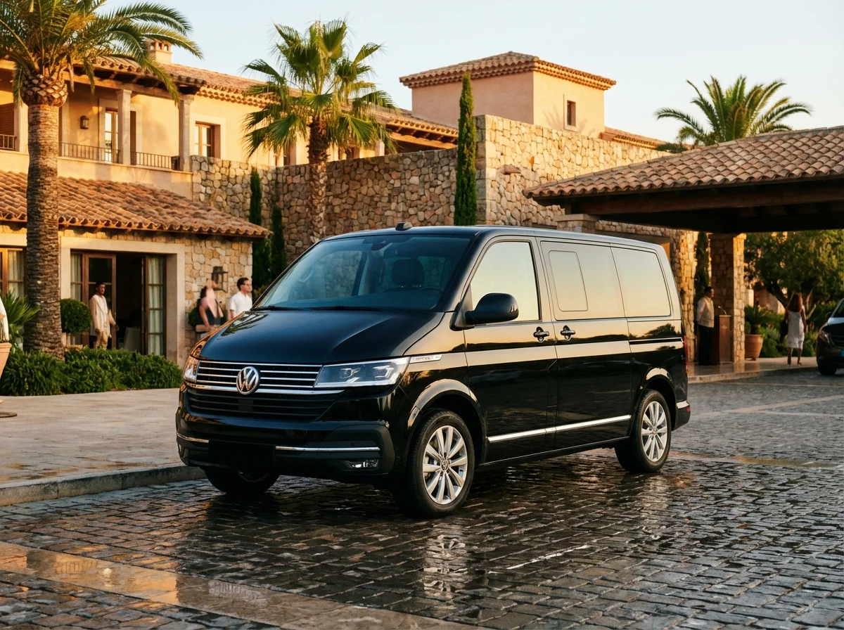 Volkswagen Caravelle luxury transfer vehicle